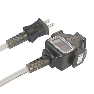 Kinyo 動力延長線, 10m, 白色 + 黑色, 1條