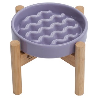 PEHOM 慢食扭扭碗 + 架子 S, 1個, 紫色