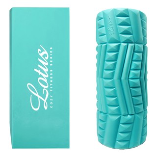 LOTUS Luna薄荷月亮女神 升級版收納瑜珈滾筒, 薄荷綠, 33 x 12cm, 1個