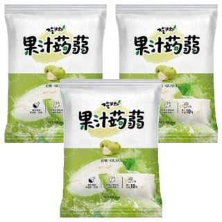 吃果籽 果汁蒟蒻 芭樂 無防腐劑 無色素 無消泡劑 台灣水果鮮榨, 240g, 3包