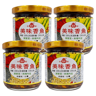 合記貴州 美味香魚 開胃菜料理均宜, 200g, 4罐