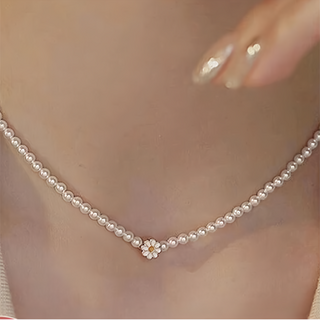 Sayaka 紗彌佳 日本輕奢柔美水晶珍珠 可疊戴設計項鍊