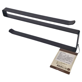 My Cook 晶瓚 LOFT 簡易門櫃紙巾架 2 x 26.5 x 10cm, 黑色, 1個