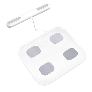 FJ 八電極智慧型體脂計 BF-1 白色 體重體脂測量 APP數據追蹤, 1台