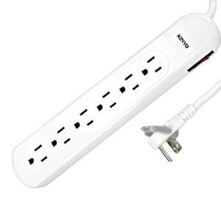 Kinyo 安全延長線 1開6插, 2.7m, CG316-9, 1條