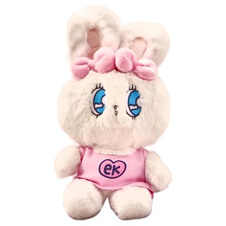Esther Bunny 艾絲樂小兔 絨毛玩偶 坐姿, 15cm, 白色, 1個