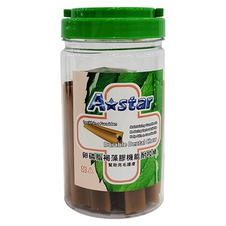 A star 卵磷脂褐藻膠機能耐咬棒 (亮毛護膚)-罐裝, 卵磷脂褐藻膠, 640g, 1罐