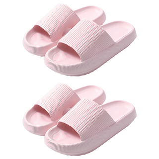 厚底拖鞋 Set 一體成形, 260mm, 淺粉色