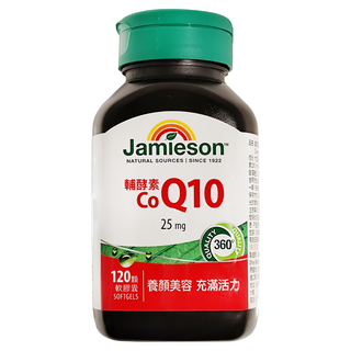Jamieson 健美生 高單位輔酵素Q10軟膠囊 滋養美容 維持青春活力, 120顆, 1罐