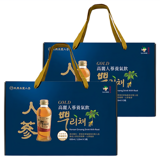 EBICHE 高麗人蔘養氣飲5瓶禮盒, 600ml, 2盒