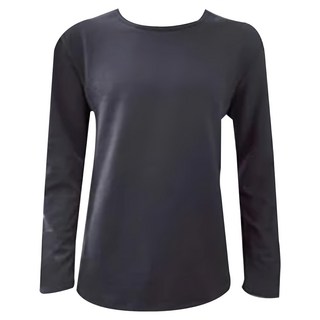 Partner dear 男圓領德絨保暖衣, XL, 深灰色