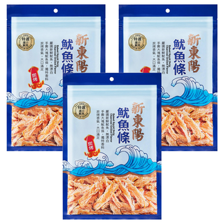 新東陽 魷魚條, 炭燒風味, 80g, 3包