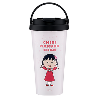 Miravivi 手提保溫隨行杯 500ml 保溫杯 保冷杯, 1個, 櫻桃小丸子