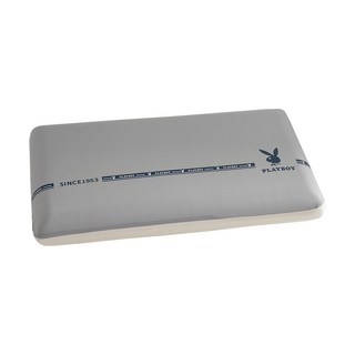 PLAYBOY 涼感慢回彈零重力釋壓記憶枕, 水銀灰, 1個