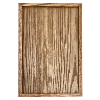 雅福家居 日式托盤 橡木款 28x19x2cm, 原木色, 小(28 x 29cm), 1個