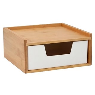 bebehome多功能木質收納盒/北歐風, 白色單層加高款, 1個