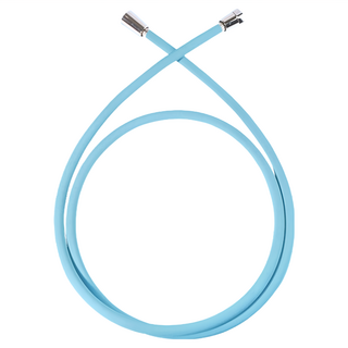 AQUADUO 自動排水軟管 1.5M 淋浴水管 PVC材質, 夏威夷藍