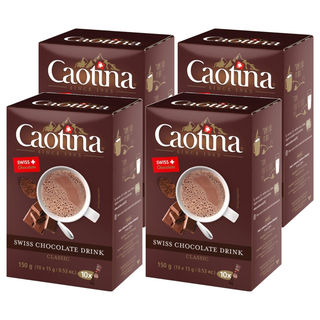 Caotina 可提娜 瑞士巧克力粉 原味 150g, 10包, 4盒