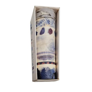 Simno 芯陌 色彩生活紙膠帶 30mm x 2m + 15mm x 2m + 5mm x 2m, 雪國, 1盒