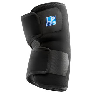LP SUPPORT 759CN 分段可調式肘部護套 黑色, 1個