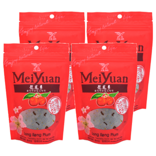 美元蜜餞 龍鳯李 台灣好滋味, 100g, 4包