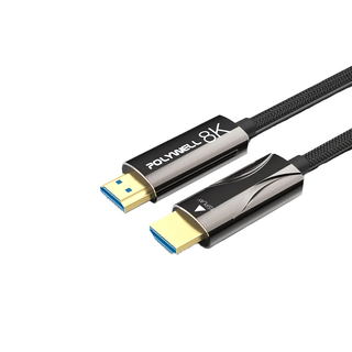POLYWELL 寶利威爾 HDMI 光纖線 2.1 PW15-W60-R040, 40m, 1條