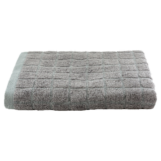 台灣興隆毛巾 方格超吸水浴巾 425g 127 x 74cm 尊貴灰,吸水速乾,台灣製造, 1條