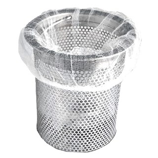 AXIS 艾克思 超細密水槽過濾網 適用於廚房水槽/浴室排水孔/陽台水槽 一網打盡殘渣, 300個, 1組