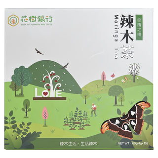 花樹銀行 奇蹟之樹 辣木茶包 (4g x 15包) - 無咖啡因、養生茶飲, 1盒