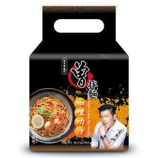 PaMi 曾拌麵 咖哩叻沙 464g, 4包