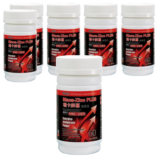PBF 寶齡富錦 瑪卡鋅喜 強振版膠囊 添加牛樟芝+紅景天 調整體質 滋補強身, 60顆, 6罐
