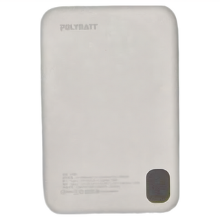 POLYBATT 石墨烯銅導散熱技術 磁吸三用快充行動電源, 5000mAh, 15W無線快充, 18W有線快充, LT001, 白色
