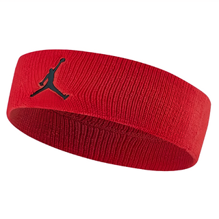 NIKE 耐吉 JORDAN 喬丹 DRI-FIT 單色頭帶, 1SIZE(18.5 x 5cm), 1個, 紅色