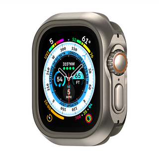 MAGEASY Odyssey 航太鋁合金手錶保護殼, 鈦金屬色, 1個