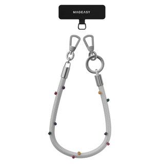 MAGEASY Wrist Strap 手腕掛繩片組 8.3mm, 繽紛白, 1組