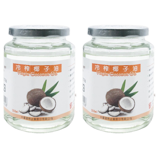 Bakerking 卡羅 冷榨椰子油 350ml, 2罐