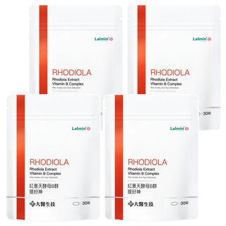 大醫生技 紅景天酵母B群 含紅景天萃取物 維生素B群, 30顆, 4包