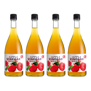 十全 戀愛蘋果醋, 600ml, 4瓶