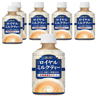 Asahi朝日 皇家奶茶, 日本原裝進口, 滑順奶香甘醇紅茶, 味蕾的頂級皇家享受, 280ml, 6瓶