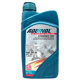ADDINOL Economic 0W20 全合成機油, 1瓶, 1L