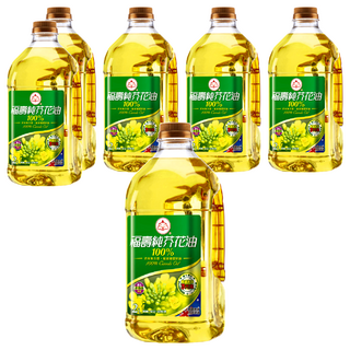 福壽實業 純芥花油, 非基改芥花, 煎煮炒炸皆宜, 油質穩定, 2L, 6瓶