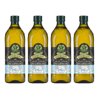 GIURLANI 喬凡尼 玄米油，含糙米精華 營養豐富, 1L, 4瓶