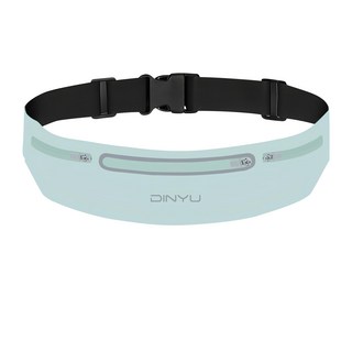 防潑水貼身隱形運動腰包, 綠色, 1個