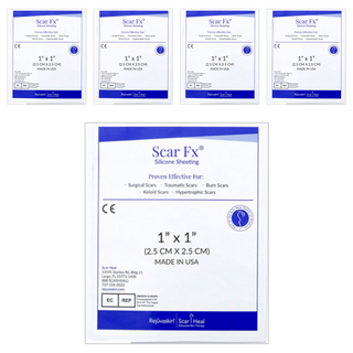 Rejuvaskin Scar Heal Scar Fx 疤痕護理矽膠片 2.5 x 2.5cm 10g, 5個