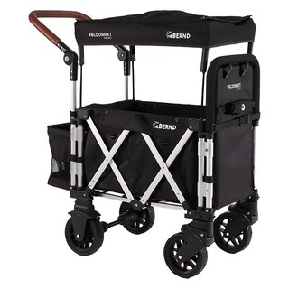 BERND 寵物推車 Bloom系列 nano, 午夜黑, 1個