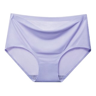 桃子蜜語 天絲棉抗菌無痕內褲，台灣製造，銀纖維底襠，舒適透氣，快乾不變形, XL, 紫色