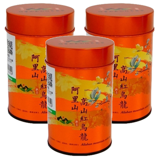 有嘉木茶研所 阿里山高山紅烏龍, 75g, 茶香縈繞回甘順口, 1入, 3罐