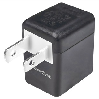 PowerSync 包爾星克 3轉2電源轉接頭 TYBA0 L型 黑色, 1個