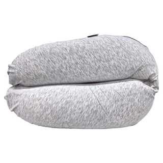 doomoo Buddy 有機棉嬰兒舒眠月亮枕, 180cm長, 麻花白