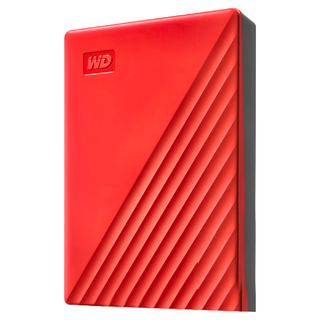 Western Digital 威騰 My Passport 行動硬碟 2019 2.5吋 5TB 紅色, 1個